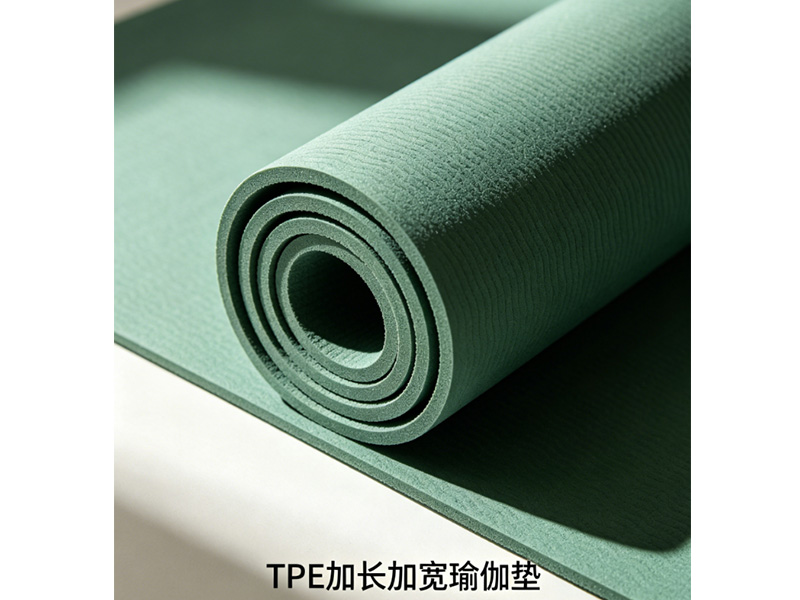 TPE纯绿瑜伽垫